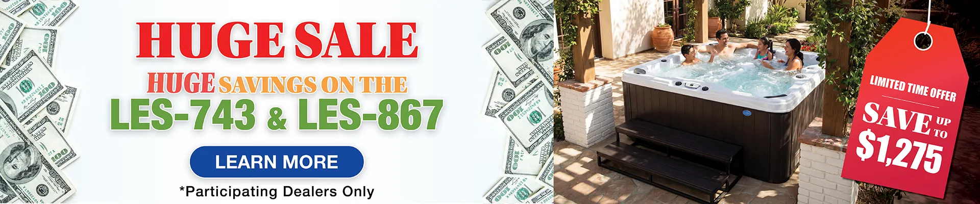 Calspas hot tub being used in a family setting - Tuscaloosa